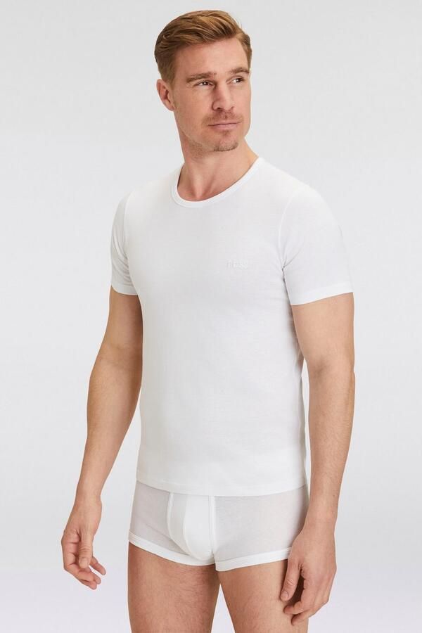 Hugo Boss 3-Pack Regular Fit Pure Cotton C-neck T-shirts White Wit Heren - Foto 19
