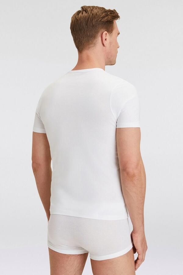 Hugo Boss 3-Pack Regular Fit Pure Cotton C-neck T-shirts White Wit Heren - Foto 11