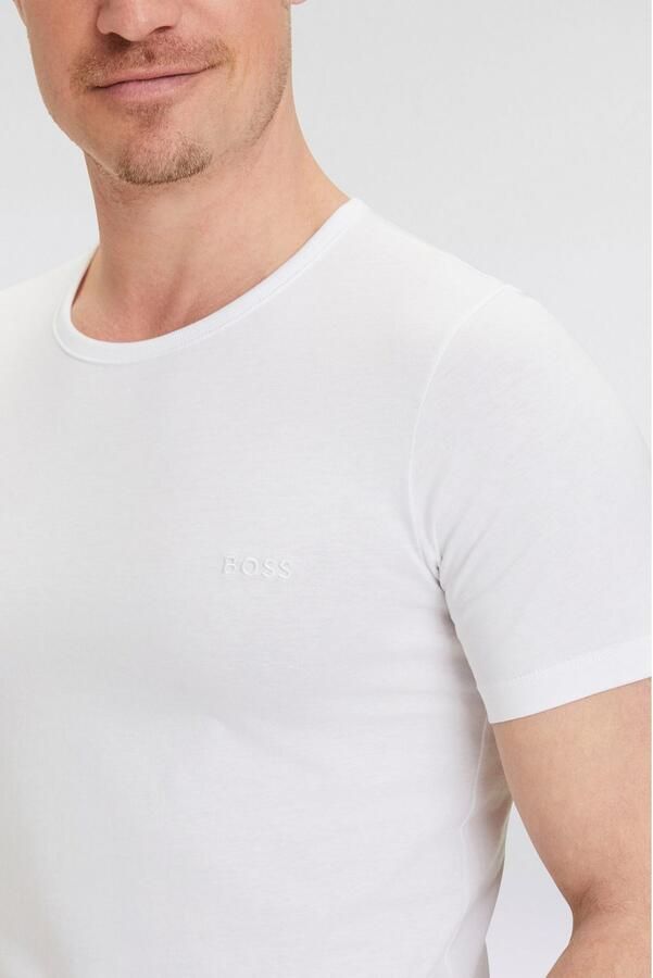 Hugo Boss 3-Pack Regular Fit Pure Cotton C-neck T-shirts White Wit Heren - Foto 10