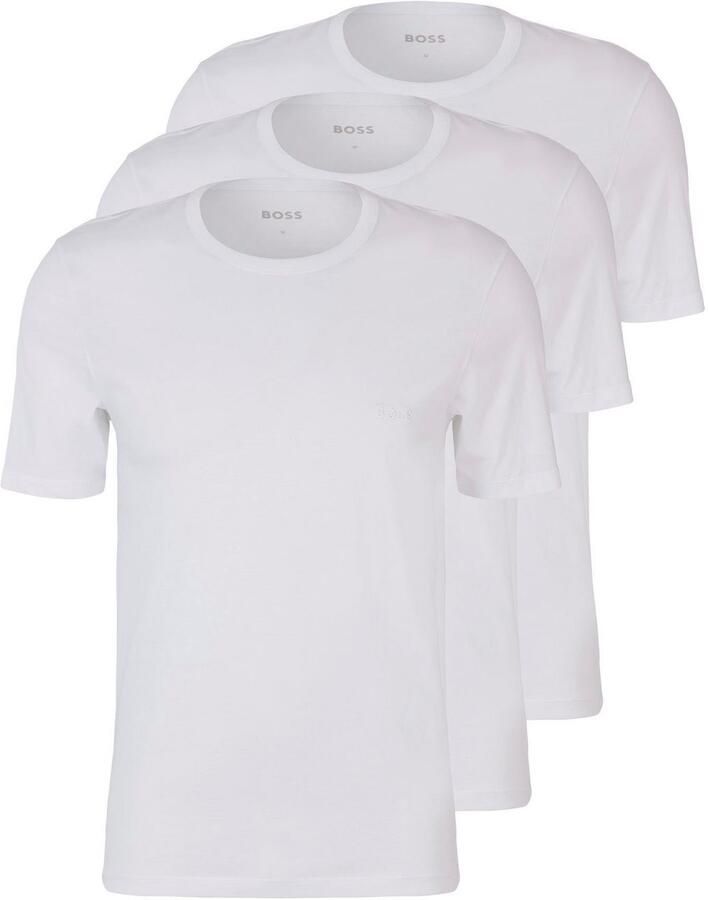 Hugo Boss 3-Pack Regular Fit Pure Cotton C-neck T-shirts White Wit Heren - Foto 7