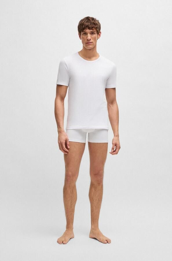 Hugo Boss 3-Pack Regular Fit Pure Cotton C-neck T-shirts White Wit Heren - Foto 15