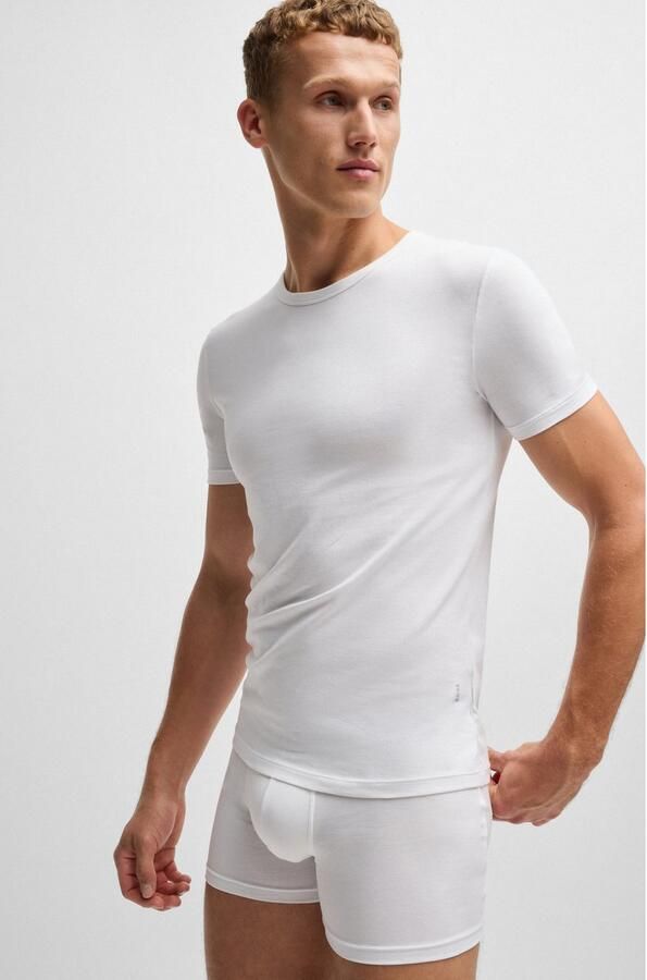 BOSS BLACK Heren Polo's & T-shirts Tshirtrn 2p Modern Wit - Foto 16