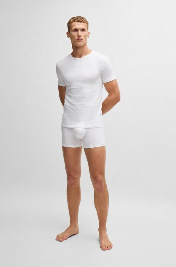 BOSS BLACK Heren Polo's & T-shirts Tshirtrn 2p Modern Wit - Foto 18