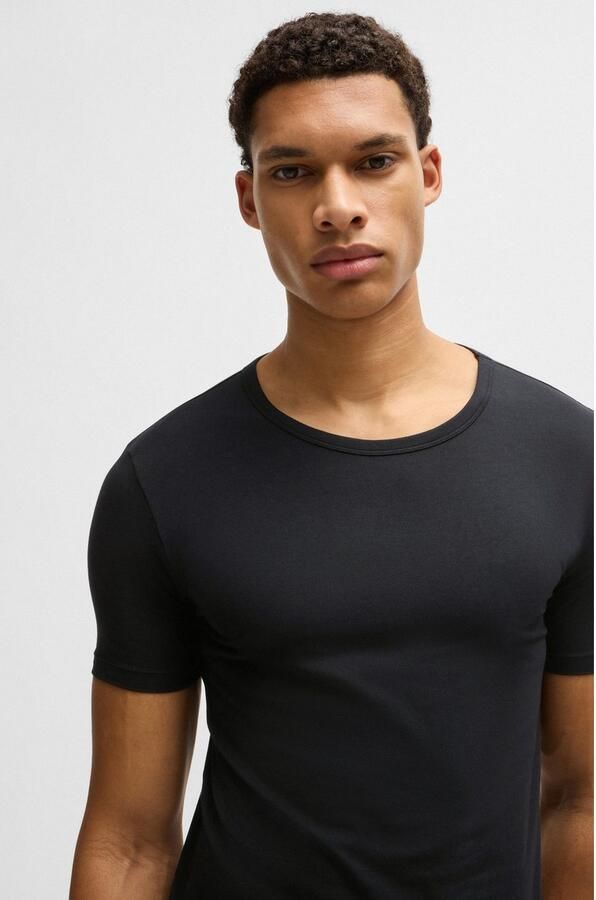 BOSS BLACK Heren Polo's & T-shirts Tshirtrn 2p Modern Zwart - Foto 8