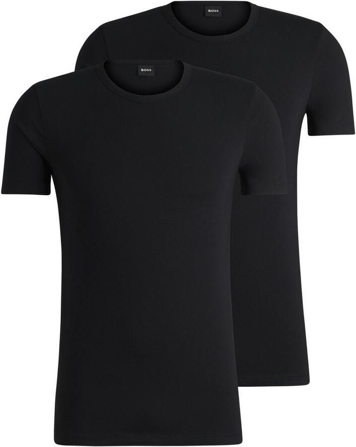 BOSS BLACK Heren Polo's & T-shirts Tshirtrn 2p Modern Zwart - Foto 7