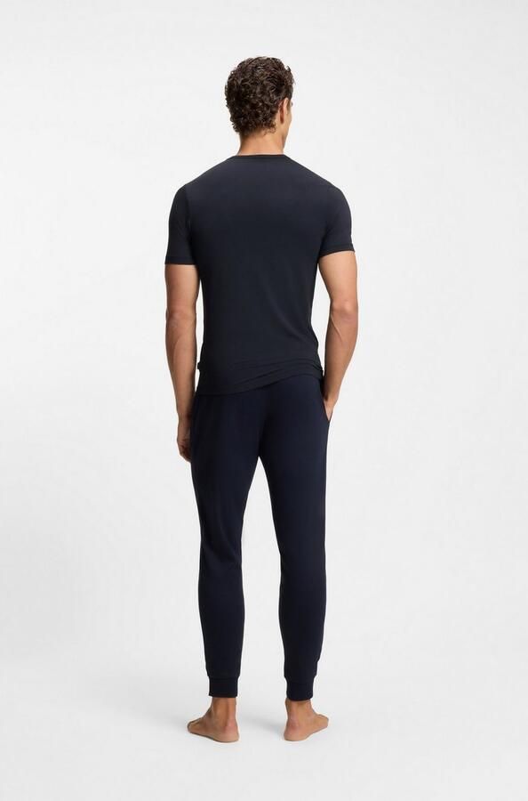 BOSS T-shirt TShirt RN 3P Natura effen t-shirt met merklabel (3-delig) - Foto 5