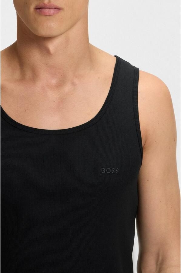 Boss Tanktop met labelstitching in een set van 3 paar model 'ONE' - Foto 3