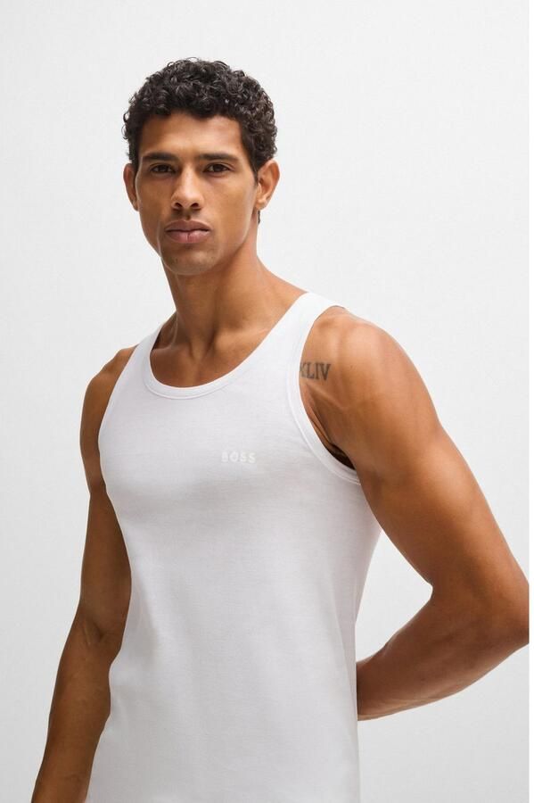 Boss Tanktop met labelprint model 'Tank Top Original'