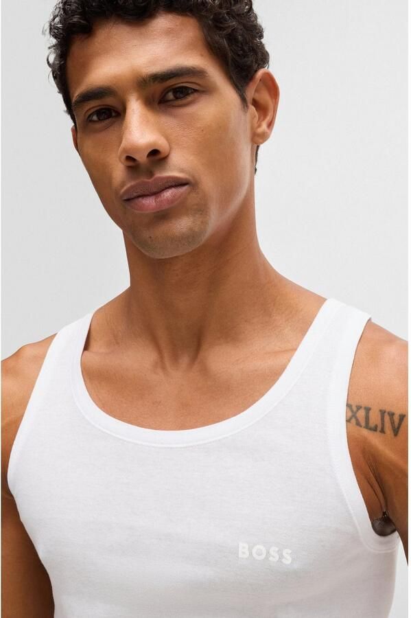 Boss Tanktop met labelprint model 'Tank Top Original' - Foto 2