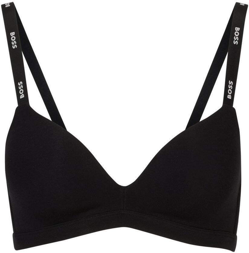 BOSS Triangel-bh TRIANGLE PADDED CI met tekst op de schouderbanden - Foto 2