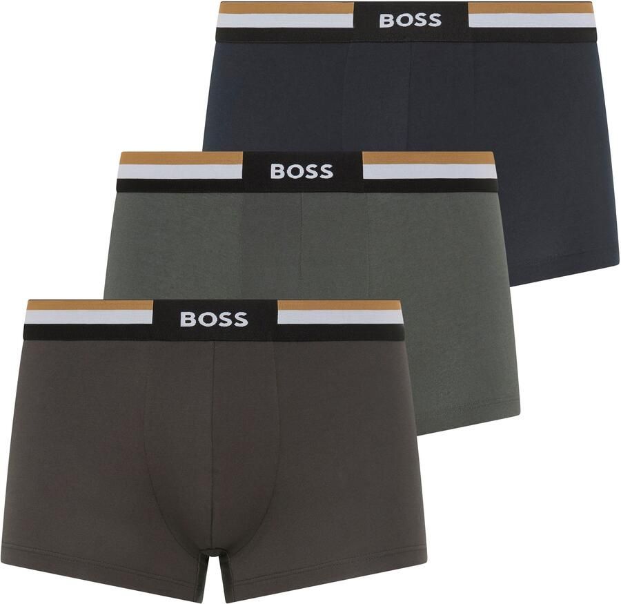 BOSS Trunk 3P Motion met elastische taille (3 stuks)