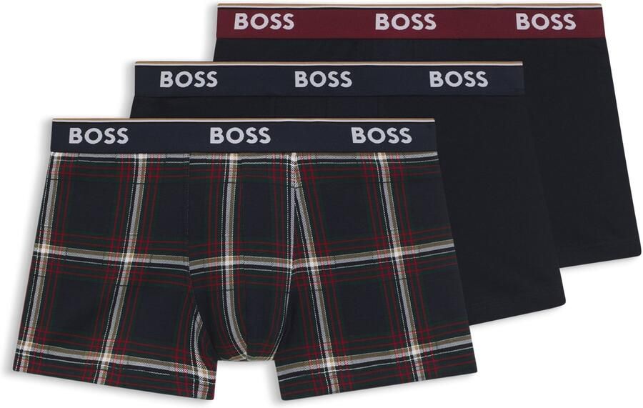 Boss Relaxed fit boxershort van katoenmix in een set van 3 stuks - Foto 7