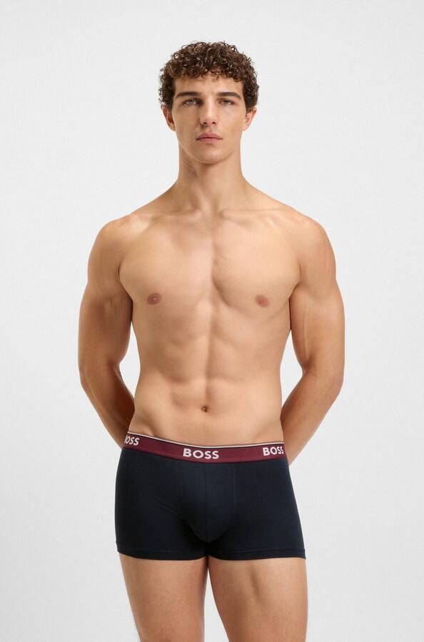 Boss Relaxed fit boxershort van katoenmix in een set van 3 stuks - Foto 5