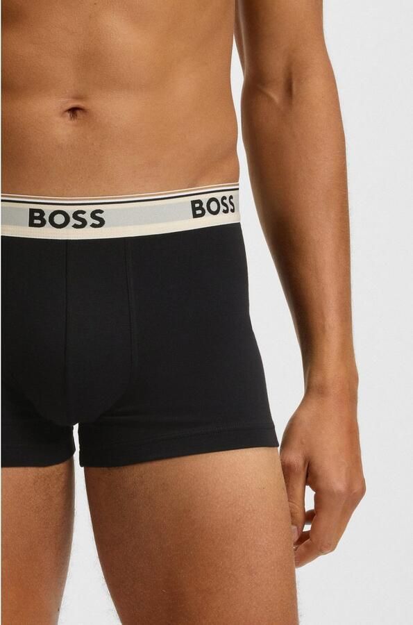 Boss Regular fit boxershort van katoenmix in een set van 3 stuks - Foto 2