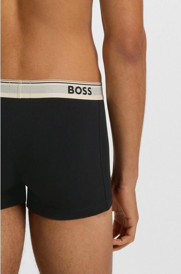 Boss Regular fit boxershort van katoenmix in een set van 3 stuks - Foto 3