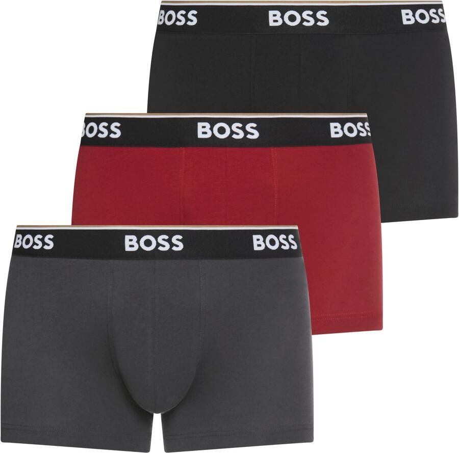 Boss Regular fit boxershort van katoenmix in een set van 3 stuks - Foto 9