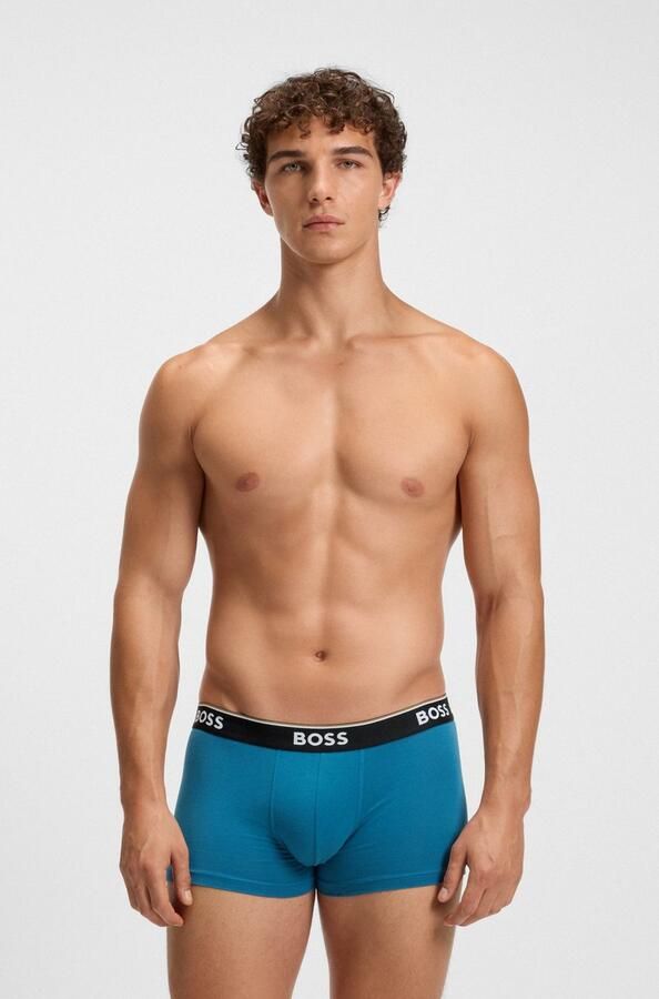 Boss Regular fit boxershort van katoenmix in een set van 3 stuks - Foto 5