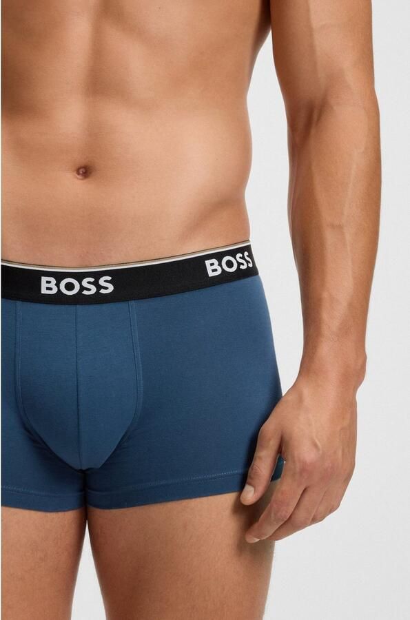 Boss Regular fit boxershort van katoenmix in een set van 3 stuks - Foto 2