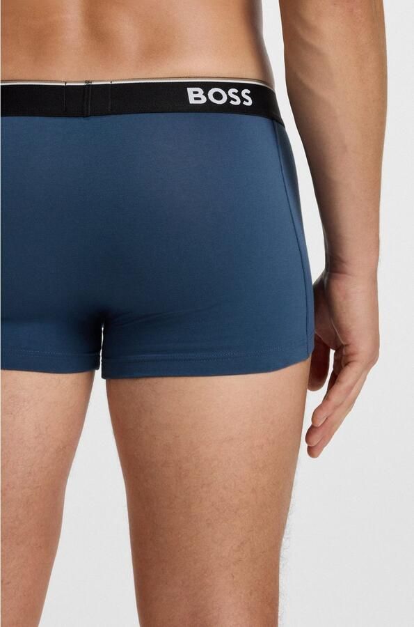 Boss Regular fit boxershort van katoenmix in een set van 3 stuks - Foto 3