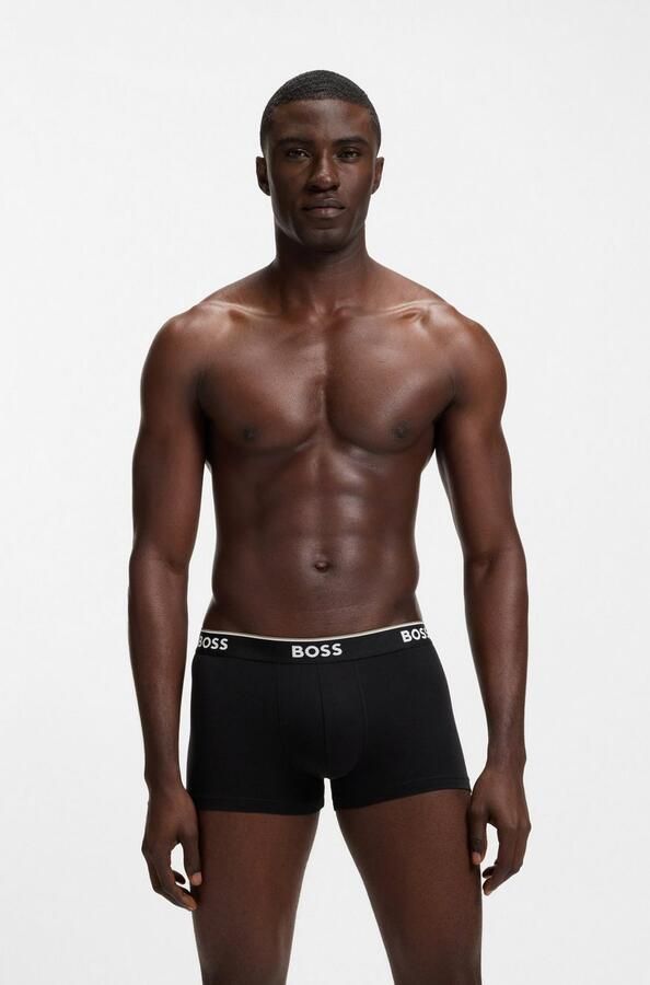 Boss Regular fit boxershort van katoenmix in een set van 3 stuks - Foto 5