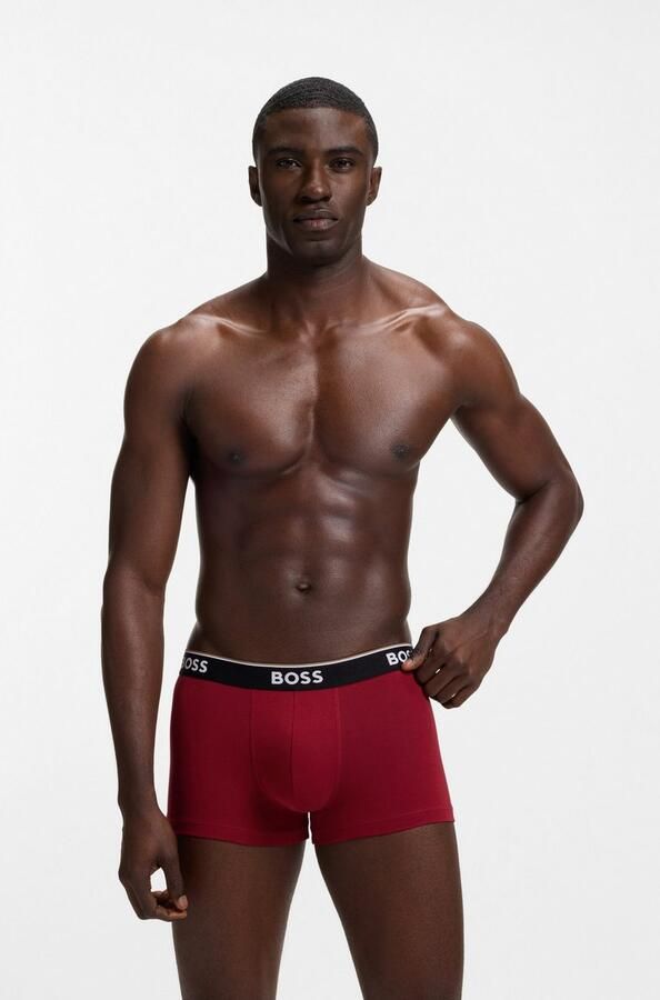 Boss Regular fit boxershort van katoenmix in een set van 3 stuks - Foto 6