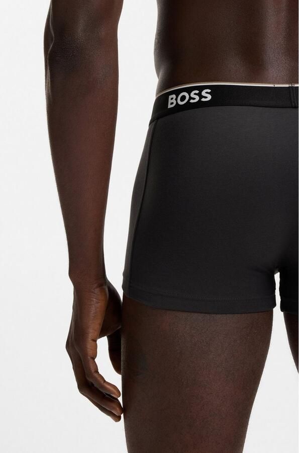 Boss Regular fit boxershort van katoenmix in een set van 3 stuks - Foto 2