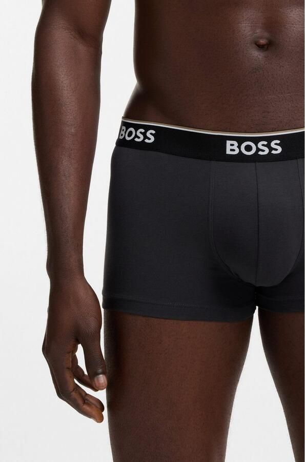 Boss Regular fit boxershort van katoenmix in een set van 3 stuks - Foto 3