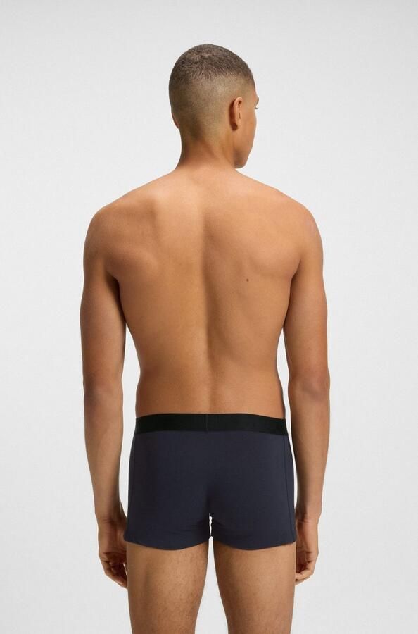 Boss Regular fit boxershort van een mix van katoen en elastaan in een set van 3 stuks - Foto 6