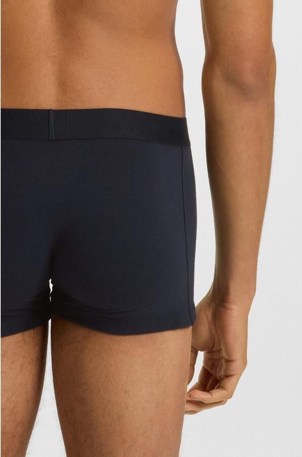 Boss Regular fit boxershort van een mix van katoen en elastaan in een set van 3 stuks - Foto 3