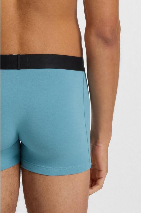 Boss Regular fit boxershort van een mix van katoen en elastaan in een set van 3 stuks - Foto 3