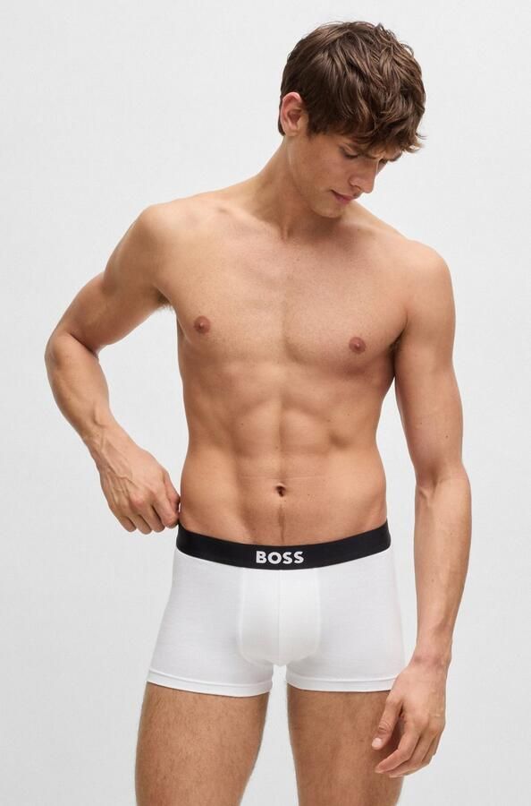 Boss Boxershort met elastische band met logo in een set van 3 stuks model 'ONE' - Foto 7