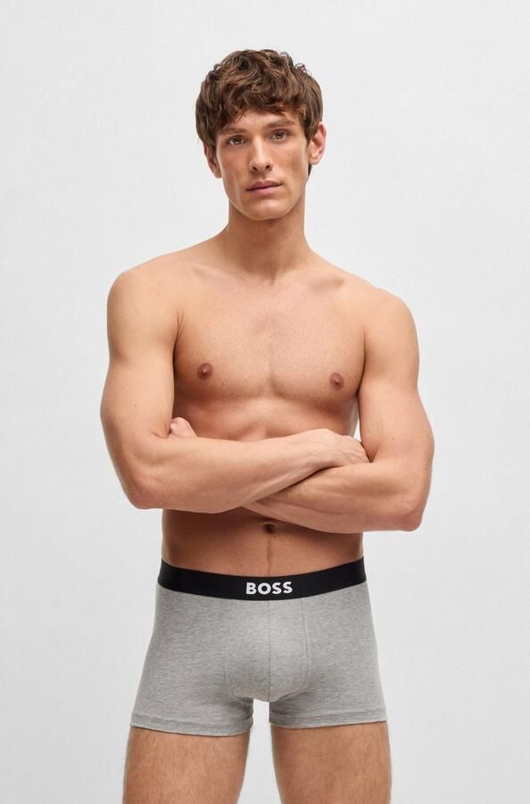 Boss Boxershort met elastische band met logo in een set van 3 stuks model 'ONE' - Foto 9