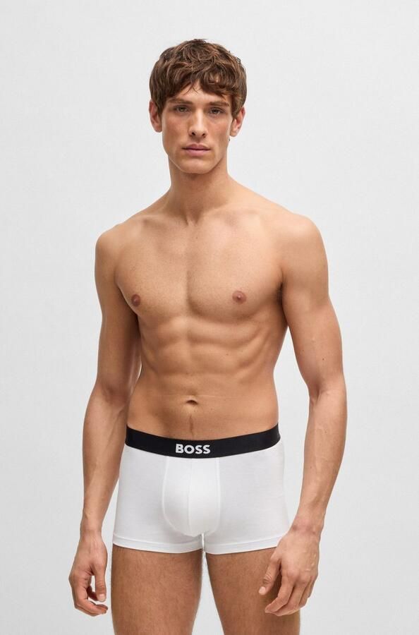 Boss Boxershort met elastische band met logo in een set van 3 stuks model 'ONE' - Foto 3
