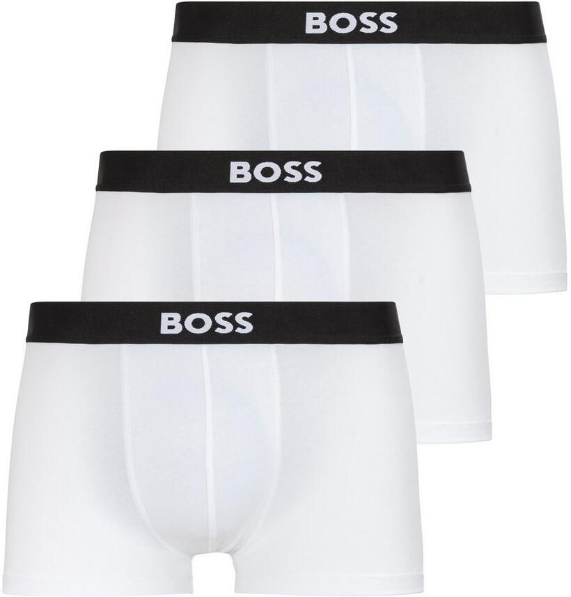 Boss Boxershort met elastische band met logo in een set van 3 stuks model 'ONE'