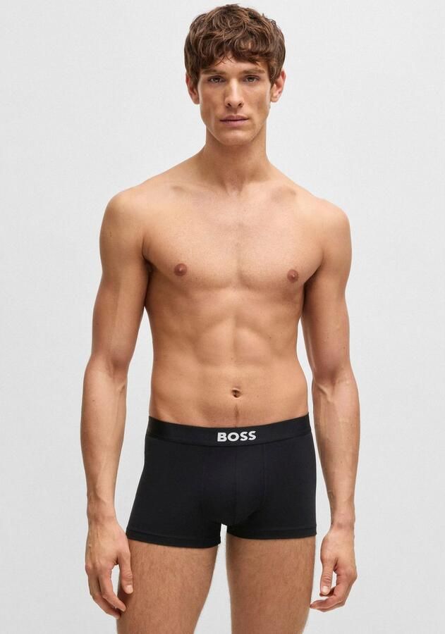 Boss Boxershort met elastische band met logo in een set van 3 stuks model 'ONE' - Foto 5