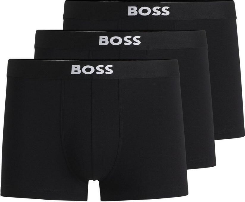 Boss Boxershort met elastische band met logo in een set van 3 stuks model 'ONE' - Foto 9
