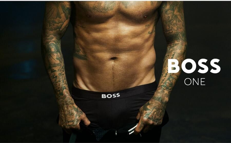 Boss Boxershort met elastische band met logo in een set van 3 stuks model 'ONE' - Foto 8