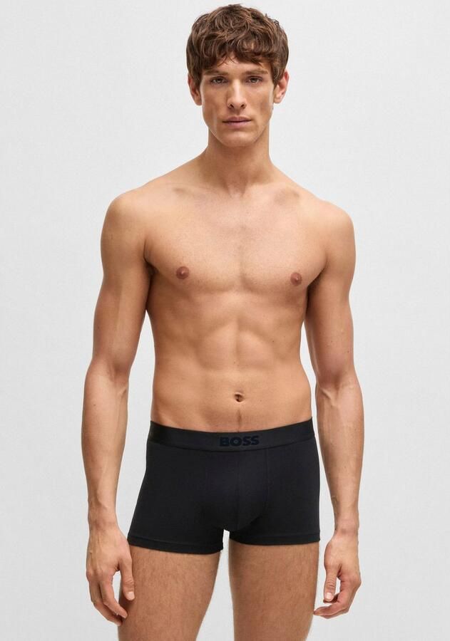 Boss Regular fit boxershort van katoenmix in een set van 3 stuks - Foto 2