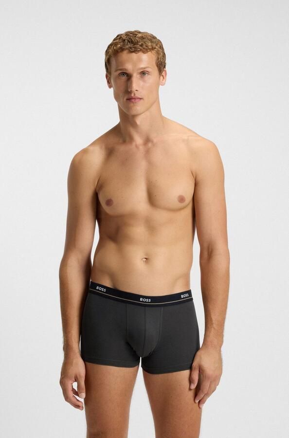 Boss Regular fit boxershort van katoenmix in een set van 5 stuks - Foto 2