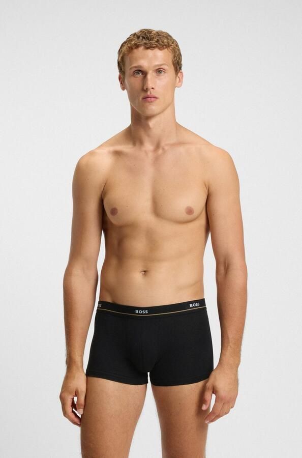 Boss Regular fit boxershort van katoenmix in een set van 5 stuks - Foto 3