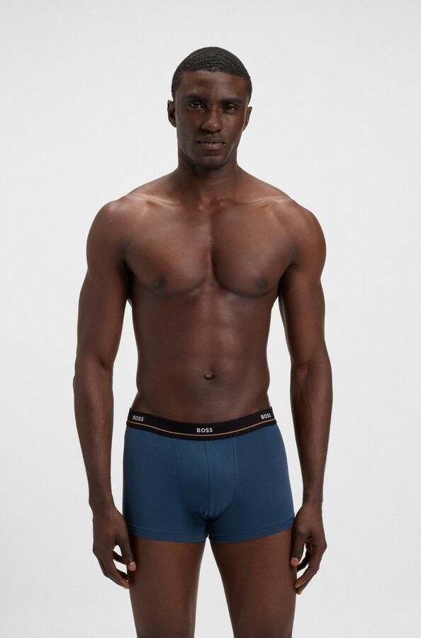 Boss Regular fit boxershort van katoenmix in een set van 5 stuks - Foto 4
