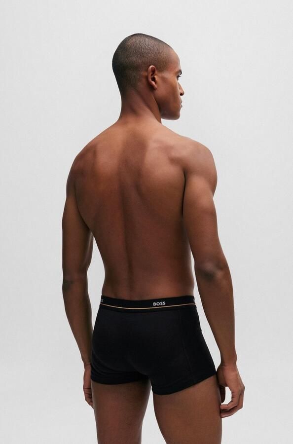 BOSS Trunk 5P Essential met modieuze gedeeltelijk contrasterende logo-elastische tailleband (5 stuks Set van 5) - Foto 11