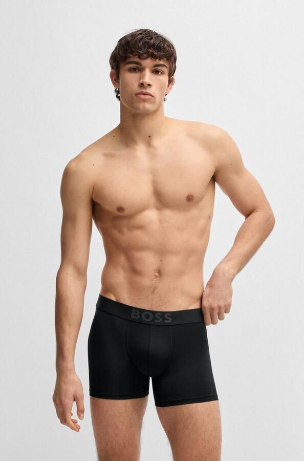 Boss Boxershort met elastische band met logo in een set van 3 stuks - Foto 11