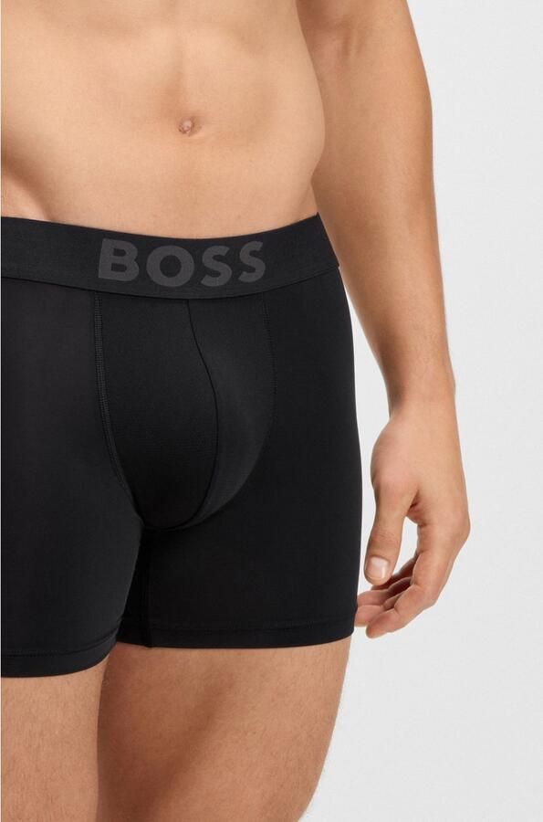 Boss Boxershort met elastische band met logo in een set van 3 stuks - Foto 9