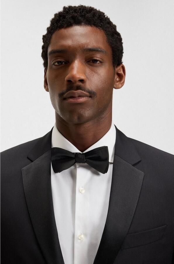 Boss Vlinderdasje H-BOW T UNTIED van zuivere zijde - Foto 7