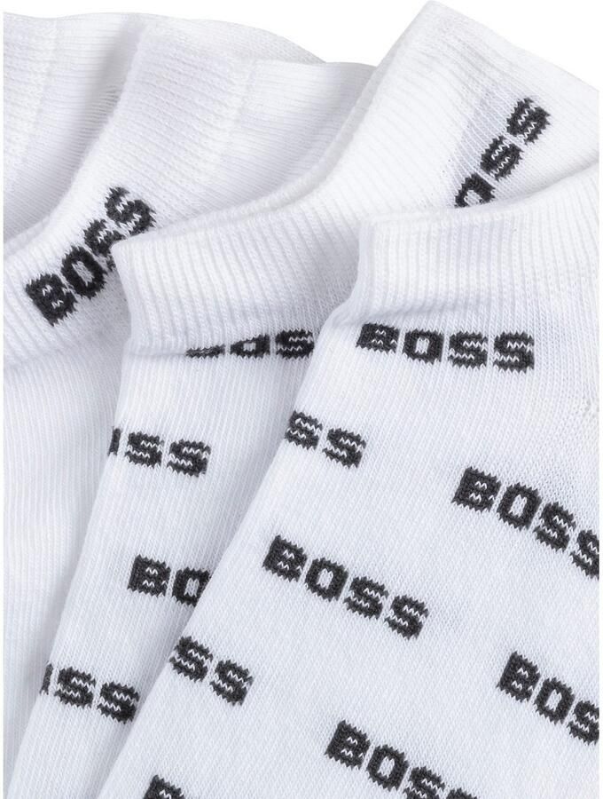 BOSS Vrijetijdssokken 2P AS Allover CC met logoborduursels (set 2 stuks) - Foto 6