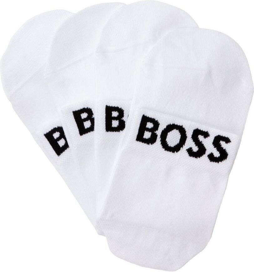 BOSS Vrijetijdssokken 2P SH Logo CC W met gebreid logo-tekst (set 2 paar 2 stuks)