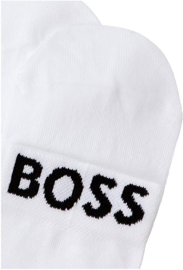 BOSS Vrijetijdssokken 2P SH Logo CC W met gebreid logo-tekst (set 2 paar 2 stuks) - Foto 3