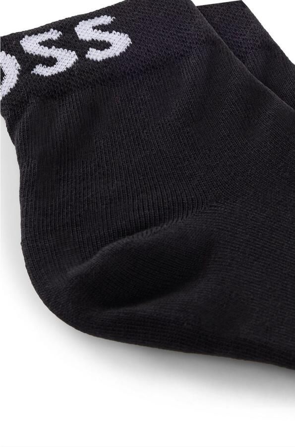 BOSS Vrijetijdssokken 2P SH Logo CC W met gebreid logo-tekst (set 2 paar 2 stuks) - Foto 4