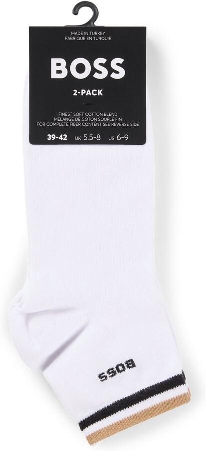 BOSS Vrijetijdssokken 2P SH Stripe CC (set 2 paar 2 stuks) - Foto 6